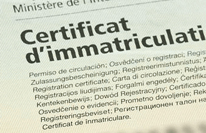 Certificat d'immatriculation : attention aux pratiques frauduleuses